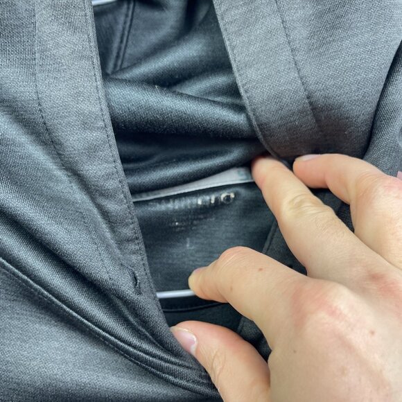 Shimano Cycling / Fishing Outdoors Athletic Hoodie Men Sz L Black w/ Blue Logo** - Picture 8 of 16